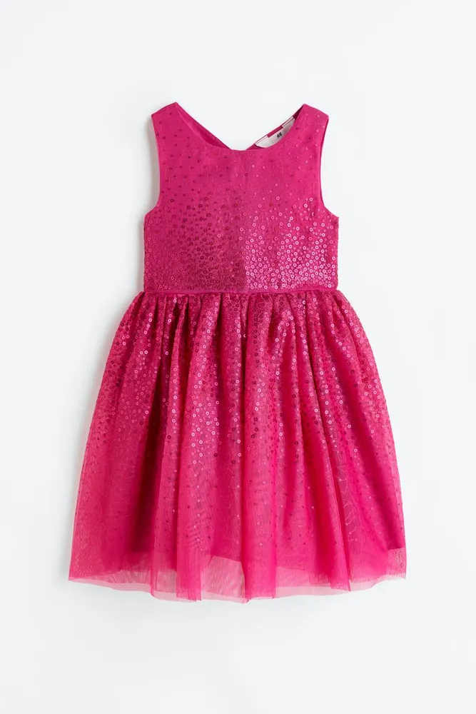 Sequined Tulle Dress