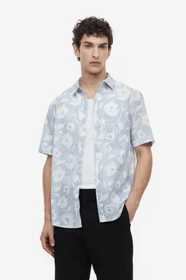 Chemise en coton régulière