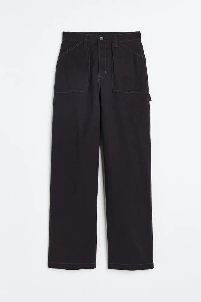 Tall Fixed Relaxed Fit Twill Cargo Pants