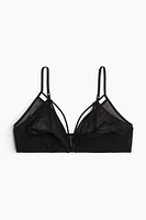 Non-padded Mesh Soft-cup Bra