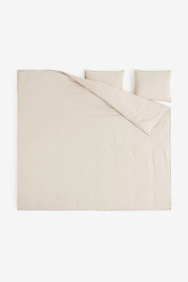 Hotel Collection Linen/Modal Blend 3-Pc. Duvet Cover Set, Full/Queen, Created for Macy's - Natural