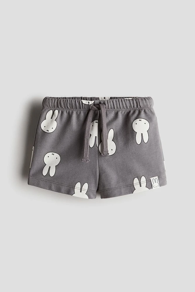 Shorts estampados en french terry