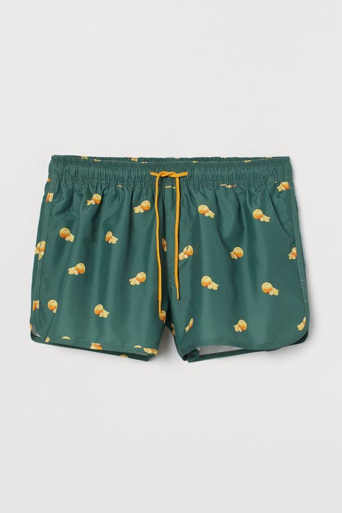 Patterned Swim Shorts