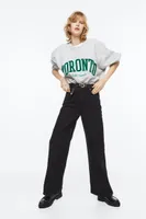 Wide High Jeans
