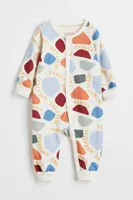 Pijama de algodón estampado