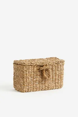 Seagrass Storage Basket with Lid