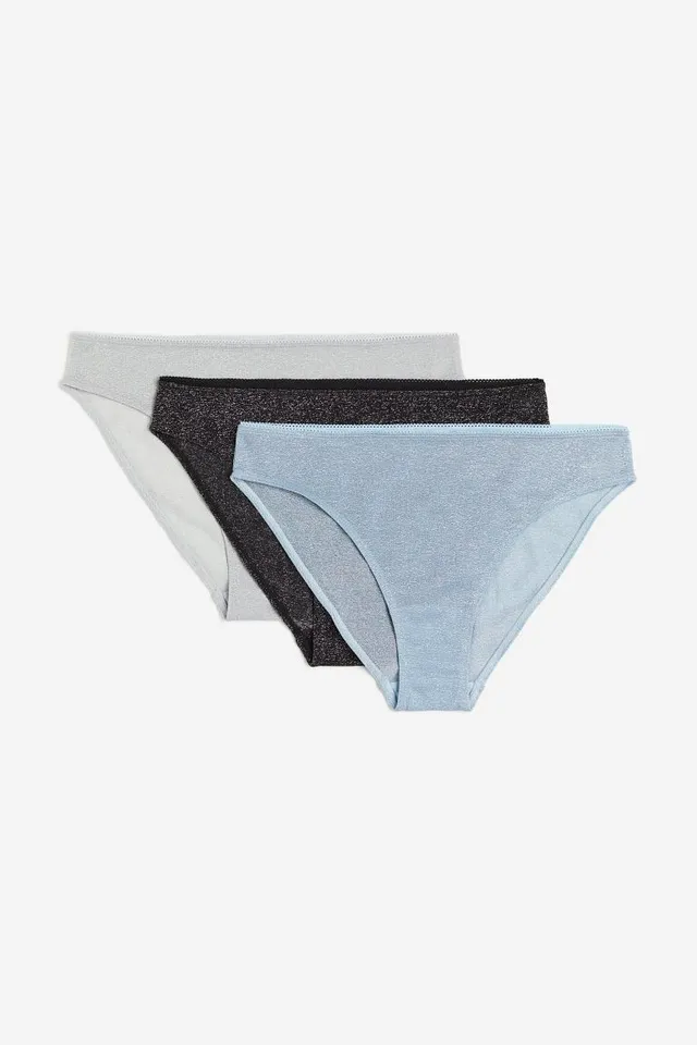 3-pack Ribbed Brazilian Briefs