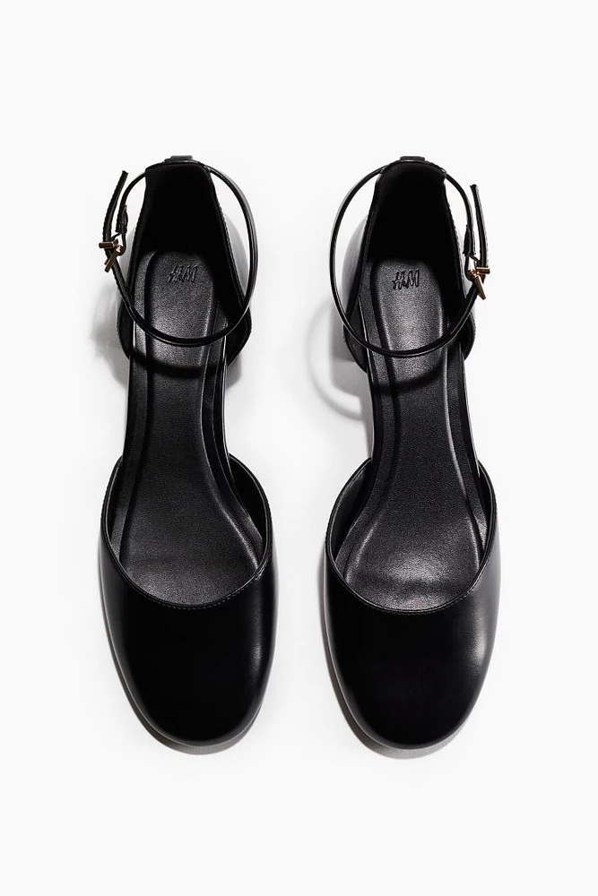 Block-heeled Mary Janes