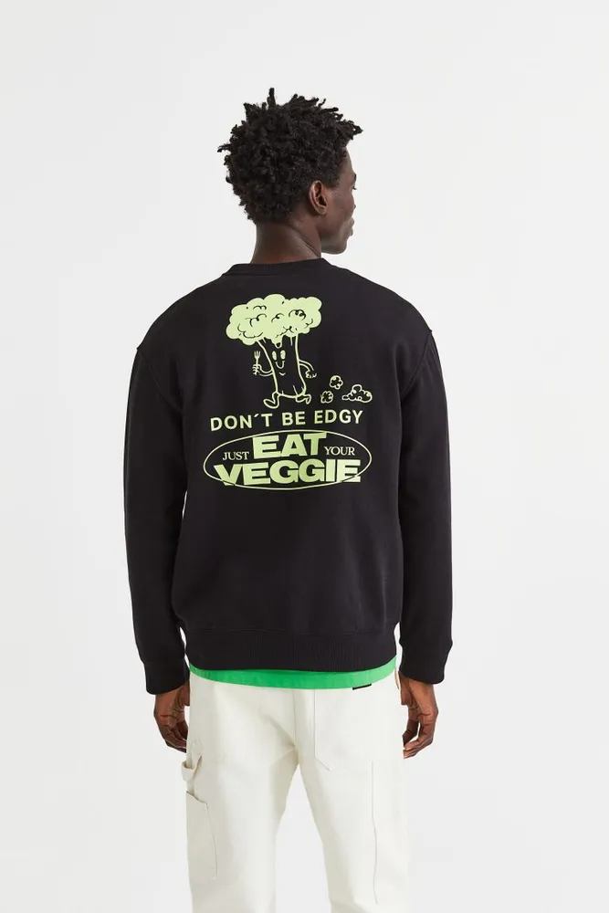 Relaxed Fit Printed Sweatshirt