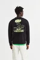 Relaxed Fit Printed Sweatshirt