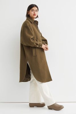Oversized Wool-blend Coat