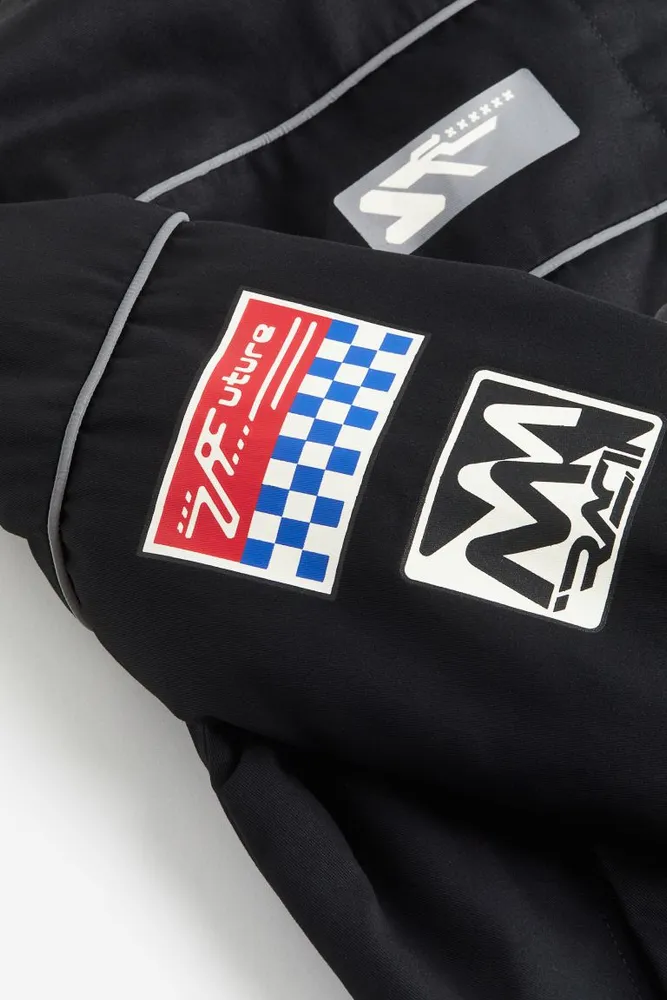 H&M Printed Racer Jacket