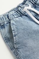 Cotton Denim Pull-on Shorts