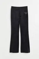 Flared Velour Pants