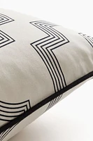 Patterned Satin Cushion Cover