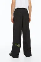 Loose Fit Nylon Track Pants