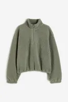 Half-zip Teddy Fleece Sweatshirt
