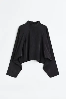 Batwing-sleeved Blouse