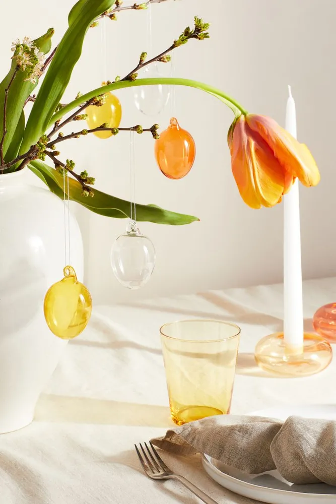 Glass Easter Decoration
