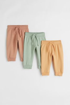 3-pack Cotton Joggers