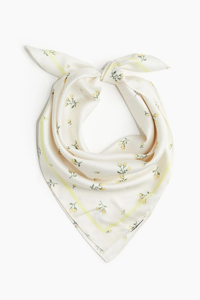 Printed Satin Scarf