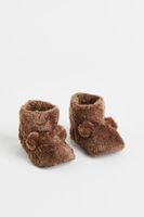 Faux Shearling-lined Slippers