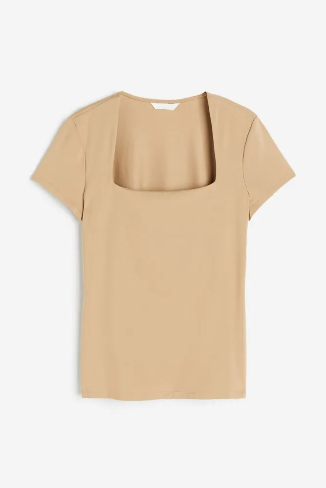 Square-neck Top