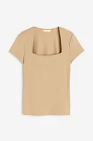 Square-neck Top