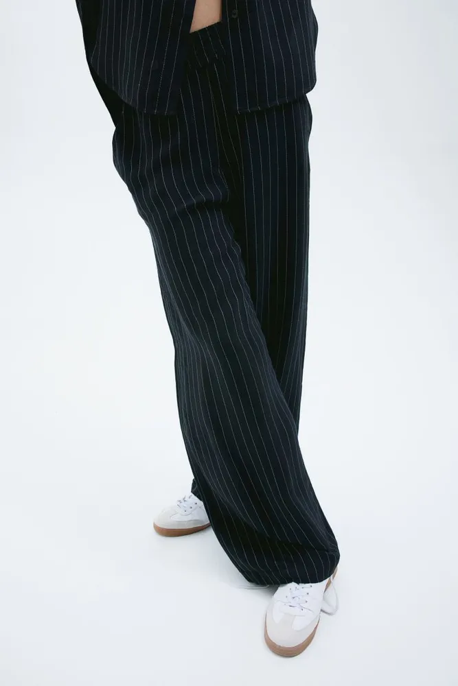 Pinstriped Pants