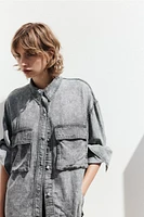 Oversized Denim Shirt