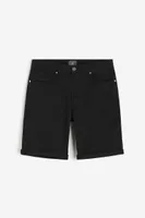 Slim Fit Cotton Twill Shorts