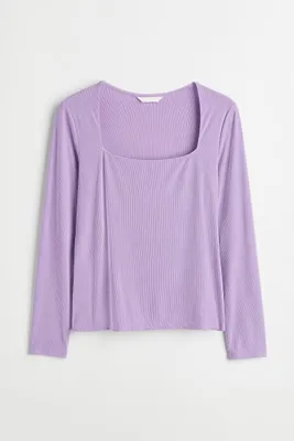 H&M+ Long-sleeved Jersey Top