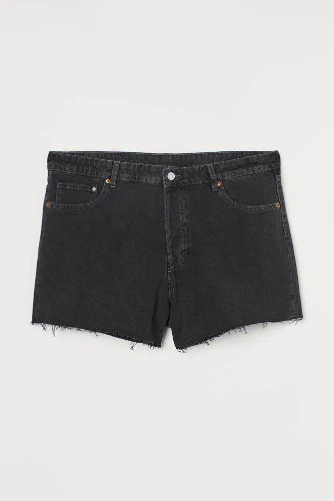 Vintage Low-Rise Denim Shorty Shorts