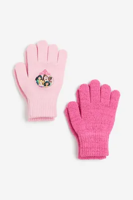 2-pack Fine-knit Gloves