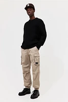 Relaxed Fit Cotton Cargo Joggers