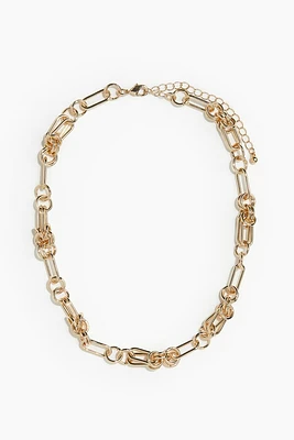 Linked-ring Necklace