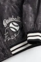 Embroidered Baseball Jacket