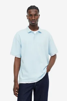 Relaxed Fit Piqué Polo Shirt