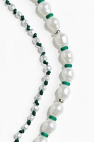 2-pack Beaded Necklaces