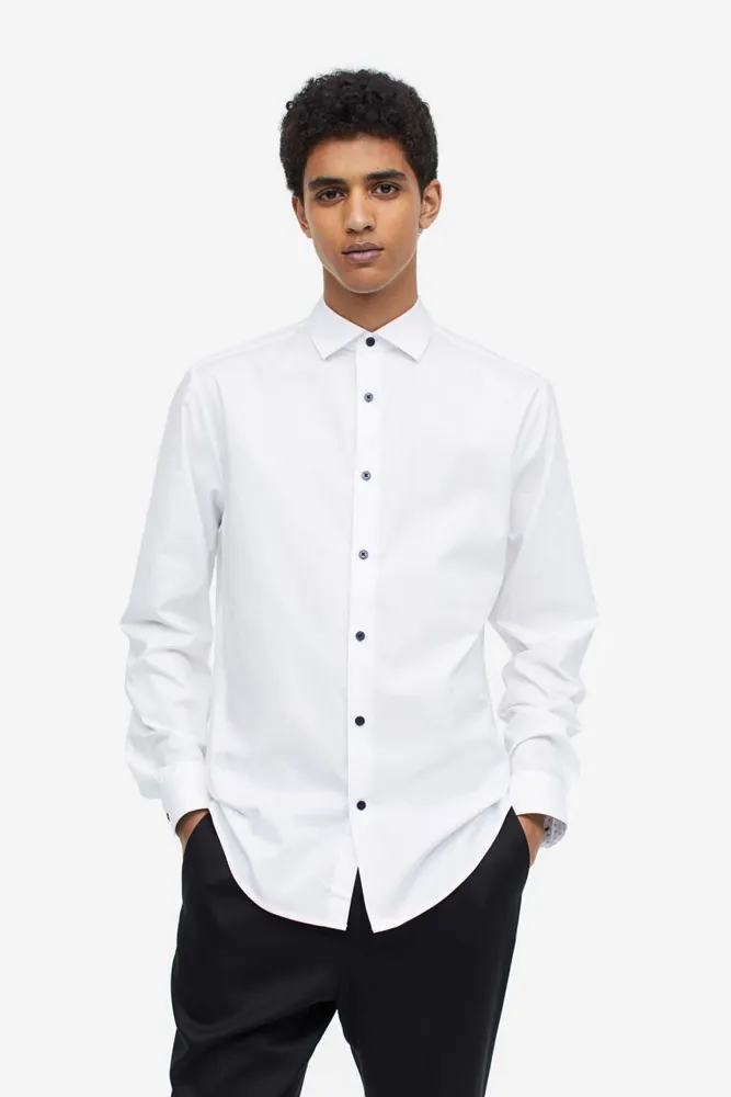 Slim Fit Premium Cotton Shirt