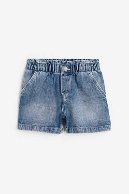 Loose Fit Denim Shorts