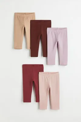 5-pack Cotton Leggings