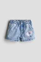 Loose Fit Denim Shorts