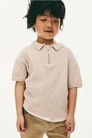 Knit Polo Shirt