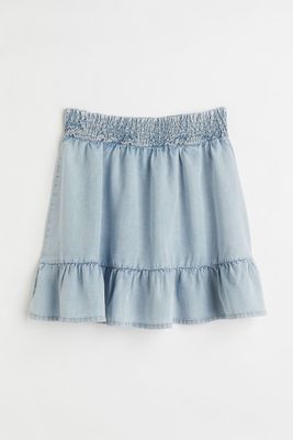 Smocked-waist Skirt