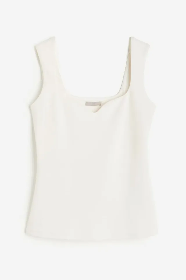 H&M Sweetheart-neckline Top