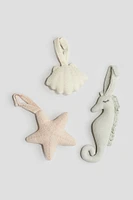 3-pack Cotton Muslin Soft Toys