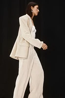 Wide-leg Linen Pants