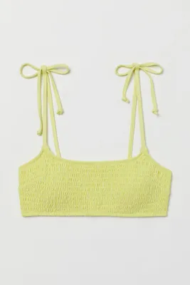 Top de bikini con relleno