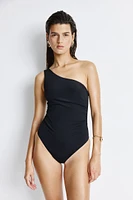 Light Shape One-shoulder Swimsuit